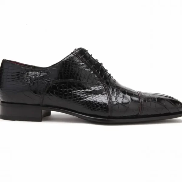 Cheap Caporicci 201 Genuine Alligator Shoes Black