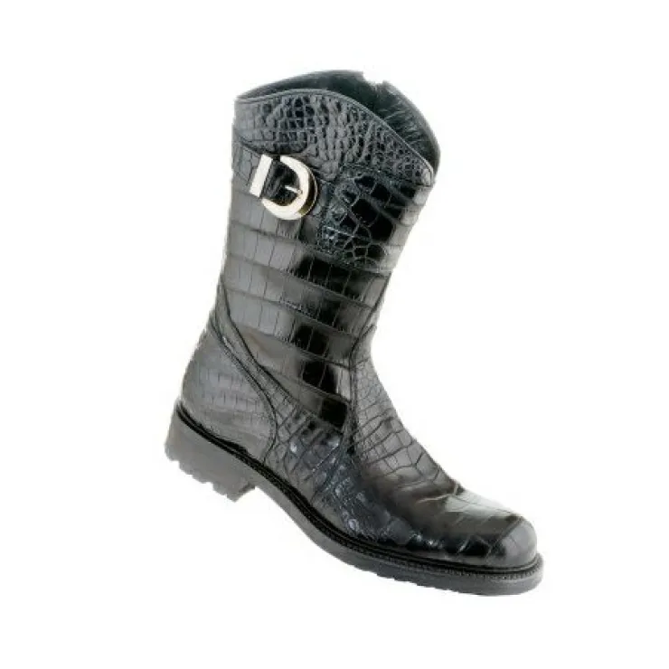 Best Caporicci Alligator Boot Size 15 Black