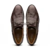 New Caporicci Alligator Golf Shoes Brown