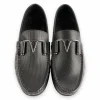 New Corrente 3218 Lizard Buckle Loafer Black