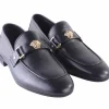 Store Corrente 5229 Ornament Loafer Black Brown