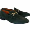 Best Sale Corrente 6472 Suede Bit Loafer Green