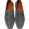 Best Sale Corrente 6472 Suede Bit Loafer Taupe