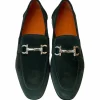 Best Sale Corrente 6472 Suede Bit Loafer Green