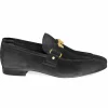 Shop Corrente 5229 Suede Ornament Loafer Black