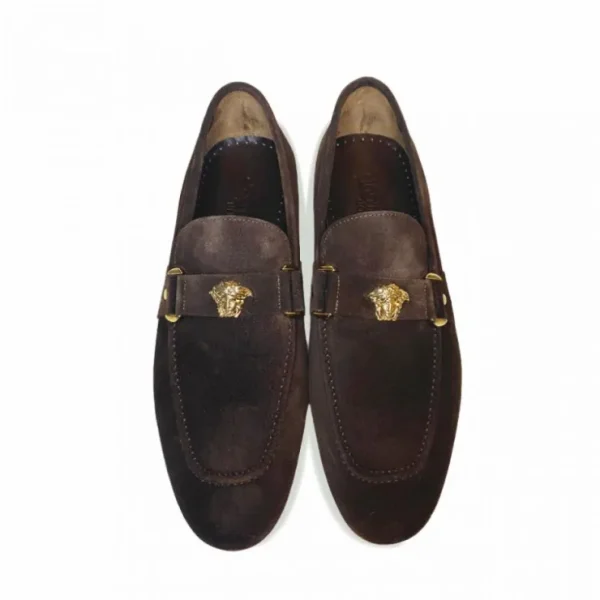 corrente__suede_ornament__3-1.webp Flash Sale Corrente 5229 Suede Ornament Loafer Brown