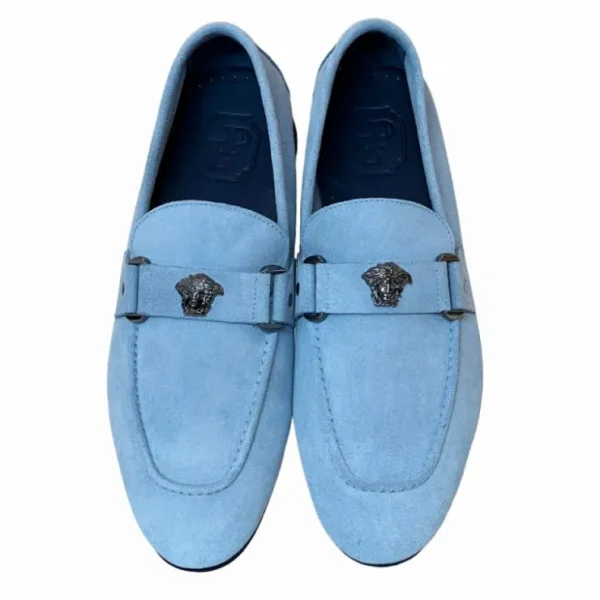 Best Sale Corrente 5229 Suede Ornament Loafer Ice