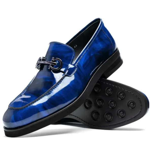 Flash Sale Corrente C0001207-7249 Bit Loafer Shoes Marble Blue MarbleBlue