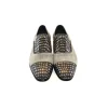 Best Sale Corrente C012-5796 Cap Toe Fake Lace Shoes Grey