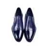 Shop Corrente C1401-3519 Cap Toe Loafers Navy