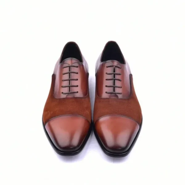 Sale Corrente C0091-6265 Cap-toe Shoes Tan