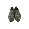 Online Corrente C017-3470 Croco Leather Loafer Shoes Grey
