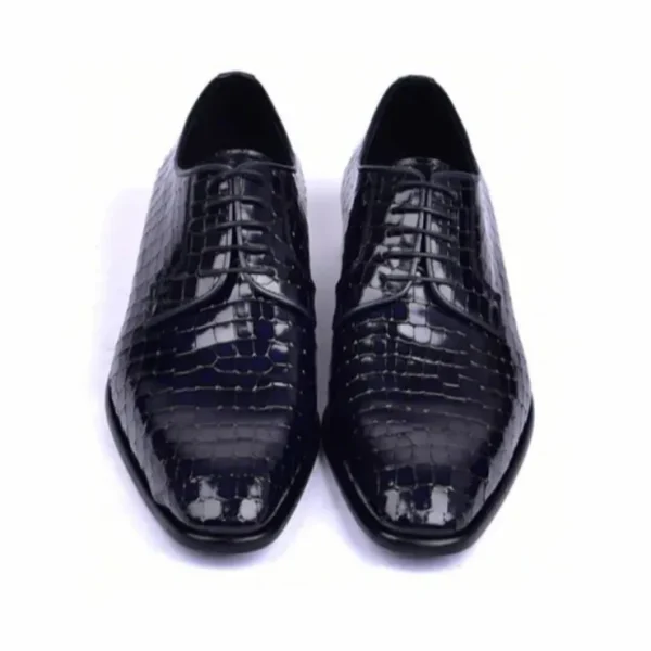 corrente_c_croco_print_sh_3.webp New Corrente C01507-6291 Croco Print Shoes Navy