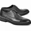 Shop Corrente C001105-6793 Deer Skin Cap Toe Black