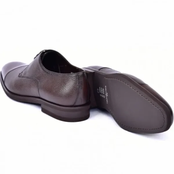 Best Sale Corrente C0015-6793 Deer Skin Cap Toe Brown