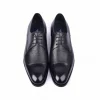 Clearance Corrente C0015-6793 Deer Skin Cap Toe Black