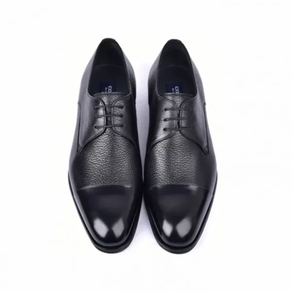 corrente_c_deer_skin_cap__3.webp Clearance Corrente C0015-6793 Deer Skin Cap Toe Black