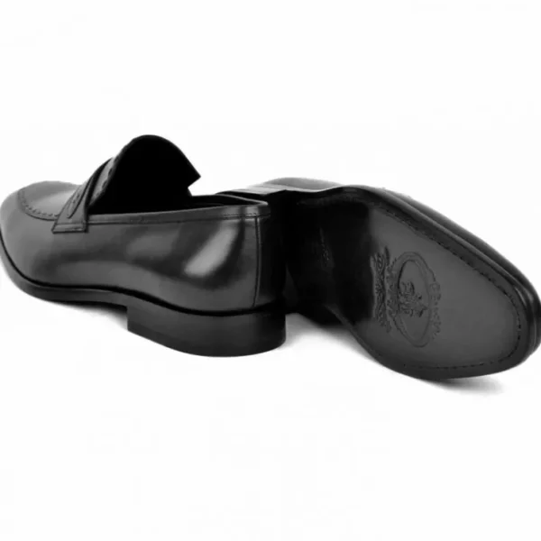 Clearance Corrente C0436-6797 Dress Loafer Black