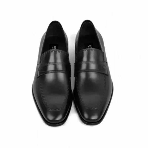 Clearance Corrente C0436-6797 Dress Loafer Black