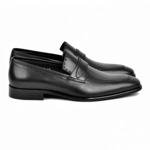 Clearance Corrente C0436-6797 Dress Loafer Black