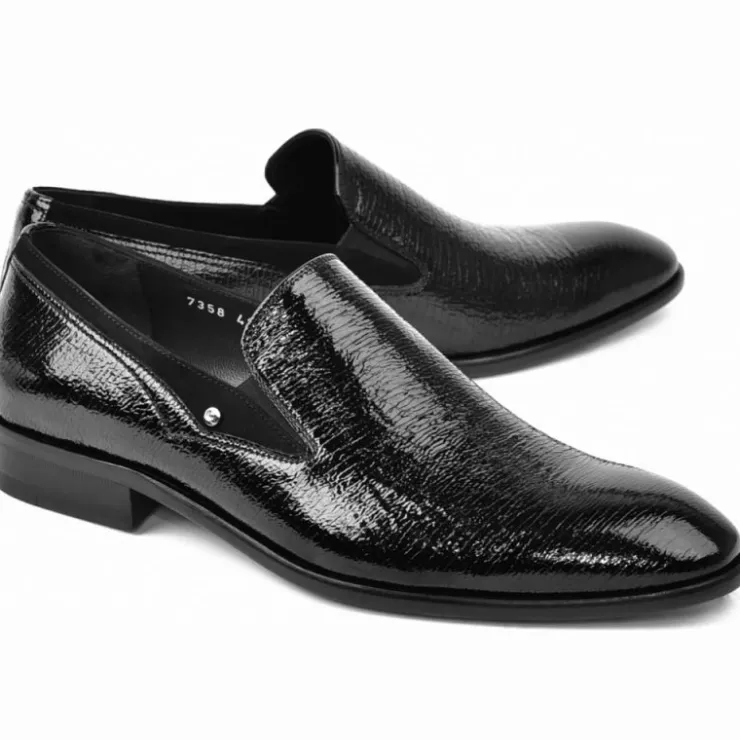 Hot Corrente C00011-7358 Formal Loafer Black