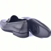 Outlet Corrente C111-4428 Grain Leather Loafers Black