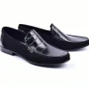 Outlet Corrente 3898C Handsewn Suede / Crocodile Print Loafers Black