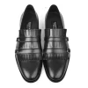 Flash Sale Corrente C0001902-5211 Kiltie Buckle Loafers Black