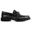 Clearance Corrente C178 Newport Bit Loafer Black