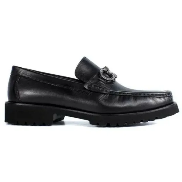 Clearance Corrente C178 Newport Bit Loafer Black