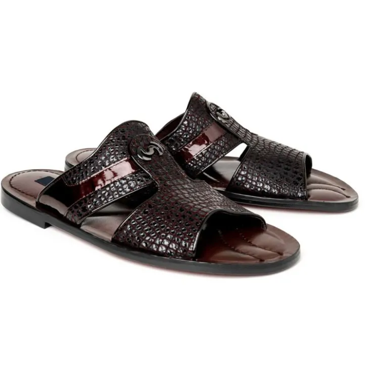 Store Corrente C0071-5829 Sandals Burgundy