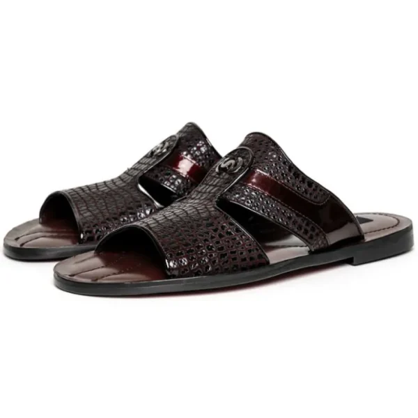 Store Corrente C0071-5829 Sandals Burgundy