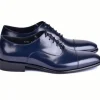 Best Sale Corrente C0094-6265 Shiny Calfskin Shoes Navy