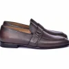 Flash Sale Corrente C00101-6628 Side Buckle Loafer Brown