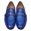 Online Corrente C0010-6628 Side Buckle Loafer Blue