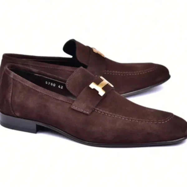 Flash Sale Corrente C02010-5760 Suede Loafers Brown