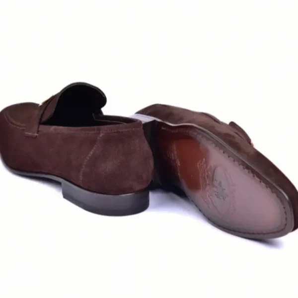 Flash Sale Corrente C02010-5760 Suede Loafers Brown