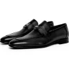 Fashion Corrente C021-5760-H Buckle Loafer Shoes Black