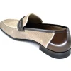 Store Corrente C131-3417HS Perforated Suede Loafers Taupe