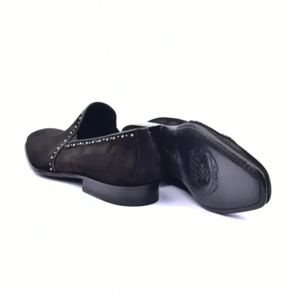 Sale Corrente C04-4981S Suede Loafers Black