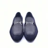 Fashion Corrente C11107-6376S Two Tone Suede Bit Loafers Navy