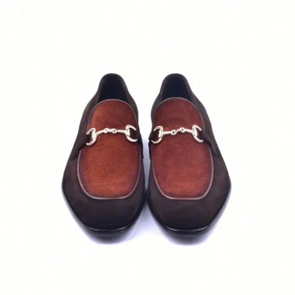 corrente_cs_two_tone_sued_3.webp Outlet Corrente C11106-6376S Two Tone Suede Bit Loafers Brown