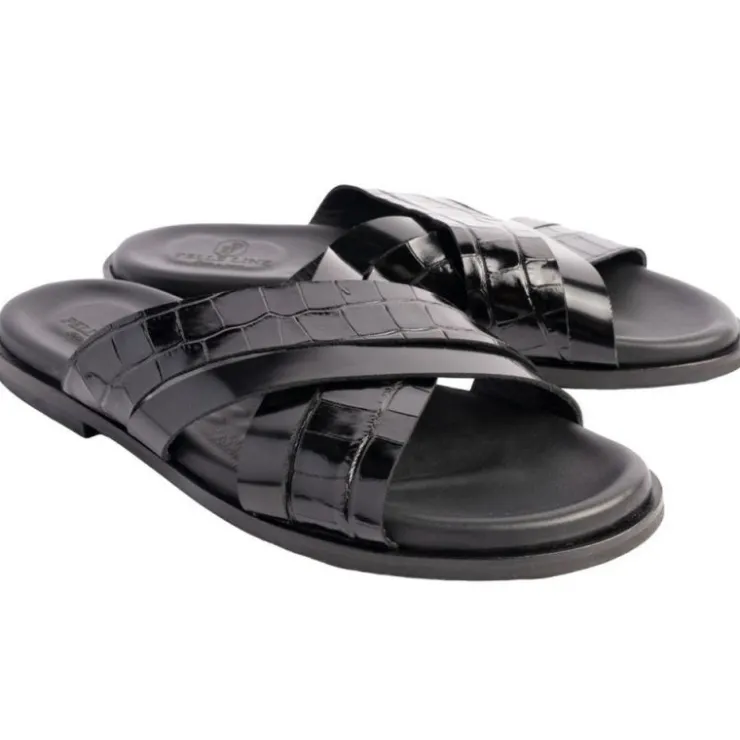 New Corrente P00092 Aruba Sandals Black