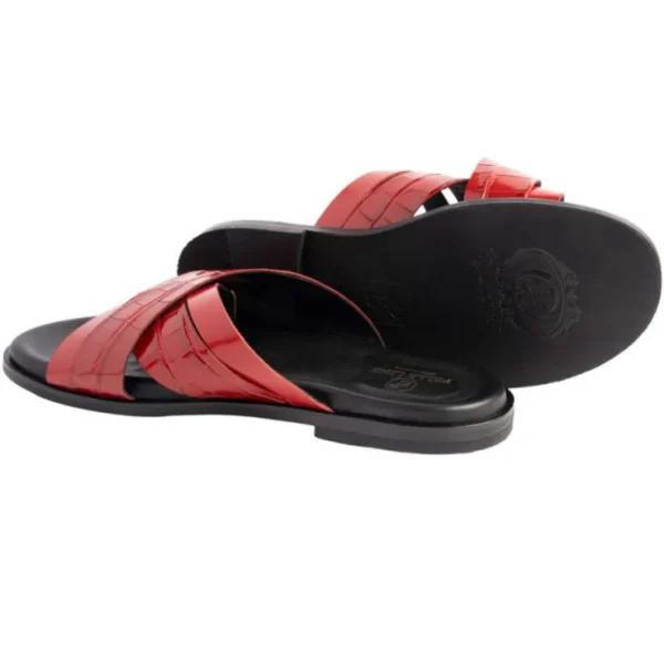 Best Corrente P000922 Aruba Sandals Red