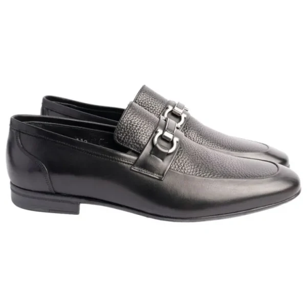 Best Corrente P00080 Barferr Buckle Loafers Black