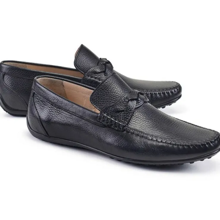 Shop Corrente P000521-2345 Casual Loafers Black