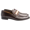 New Corrente P00082 Depp Deerskin Loafers Brown