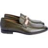 Best Corrente P00081 Depp Deerskin Loafers Green