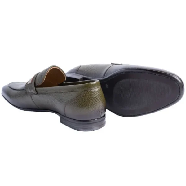 Best Corrente P00081 Depp Deerskin Loafers Green