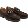 Best Corrente P043 Newport Suede Bit Loafer Brown